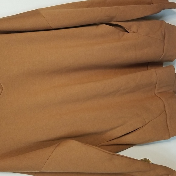 NWT ZENANA POCKET SWEATSHIRT V NECK XLARGE - Picture 2 of 5